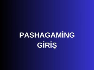 pashagaming giriş